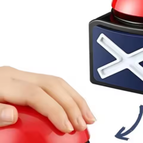 2023 New Game Answer Buzzer Alarm Button With Sound Light Trivia Quiz Got Talent Buzzer