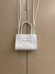 TELFAR 白色兩用包｜SMALL SHOPPING BAG - WHITE