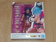 (蝕本價) 全新 啡盒雙膠紙 SH Figuarts(SHF) DragonBall Z Super Saiyan God Son Goku V Jump 30th 龍珠超 超藍 藍神 界王拳 孫悟空