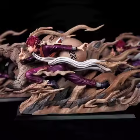 19m Cartoon Figures Gaara Uzumaki Naruto Anime Collection Model Pvc Desktop Ornament Decorations Hol