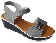 Giày Đế Xuồng Nữ BIGBEN Da Bò Thật Cao 5 Phân DS10