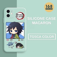 DC Case Demon Slayer Samsung A10S A12 A02 A02S A03 A03S A51 A7 A13 A23 A22 A32 A50 A52 J2 PRIME DU0190 Giyu Tomika  Mitsuri Kanroji Softcase Casing Fashion Silikon Pelindung HP Macaroon Custom Printing Handphone Motif Karakter Bergambar Anime