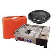 【Iwatani岩谷】BO三代強火日本防風磁式瓦斯爐-附收納盒&烤肉盤