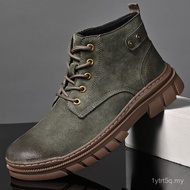 Youlong Style Martin Boots Men's High-Top Overall Boots Outdoor Shoes Boots