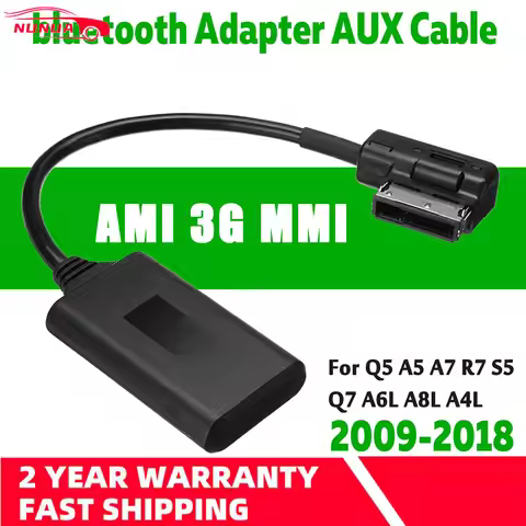 AMI MMI Bluetooth-compatible Module Adapter Aux Radio Media Interface Aux Cable Wireless Audio Input