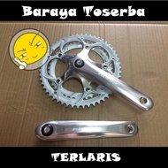 Gir Gear Crank Sepeda Balap 2 Speed 52T 42T Avand Silver Sepeda MTB BMX SELI