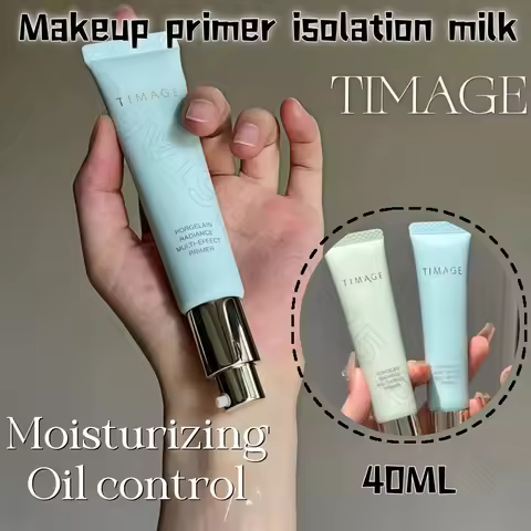 TIMAGE Makeup Primer Isolates Invisible Pores and Brightens Skin Complexion Cream Moisturizing Prime