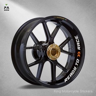 KTM duke 390 690 790 1090 1190 1290 RC8 Wheel Rim Sticker Reflective Decal