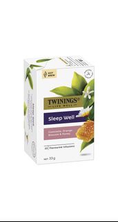 代購Twinings 康寧茶 22包 Sleep Well, Focus, Digest