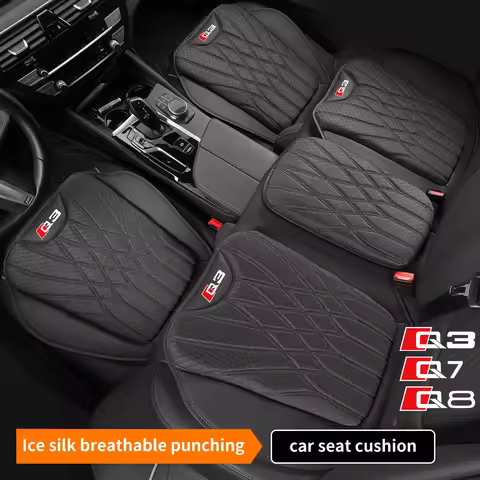 New Car Seat Cover Universal Ice Silk Seat Rear Cushion Four Season Interior Seat Protection Pad for