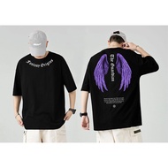 UNGU T-shirt Wings The Guardian Purple T-shirt Wings T-shirt Angel Wings T-shirt Distro Original T-s