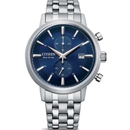 [𝐏𝐎𝐖𝐄𝐑𝐌𝐀𝐓𝐈𝐂]Citizen Eco-Drive CA7060-88L CA7060 Blue Analog Chronograph Men's Classic Watch