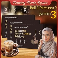 Kopi Hitam Flaming Phenix Roastz dengan Enzim L-karnitin Diet Enzyme Probiotic Detox 10Pack / box Sl