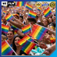 Mobile Flag Rainbow Flags Multi-Colored Plastic Rod LGBT PRIDE LGBTQ