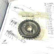 RXZ GEAR KICK IDLE KICK STARTER YAMAHA RXZ ORIGINAL JAPAN