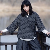 日式和風 文藝斜襟牛仔道袍