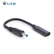 PD USB Type C ตัวเมียถึง4.5X3.0Mm DC Jack Laptop Charger Adapter สำหรับ HP