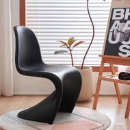 Modern Restaurant Household Nordic Style Dining Table Chair Red Chair Design Simple Dining Chair Neg