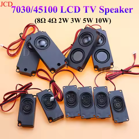 1Pair Audio Portable Speakers For Computer PC Speaker 3070 45100 LCD TV Speakers Rectangle Loudspeak