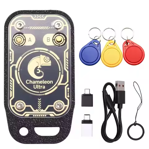 【RECOMENDAR】Chameleon Ultra Plus RFID Smart Chip Reader IC ID Card Decoder Emulator Reset+ Automatic