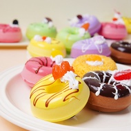 PU Simulation Doughnut Creative Home Refrigerator Sticker Decoration Simulation Food Fruit Dessert S