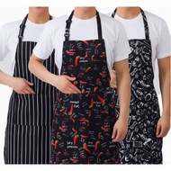 Apron kitchen apron water proof apron cotton apron kitchen cotton with pocket barista apron 围裙