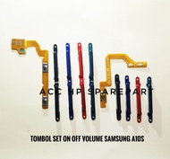 TOMBOL SET + ON OFF VOLUME SAMSUNG A105 A10S + TOMBOL LUAR ON OFF VOLUME SAMSUNG A10S A105