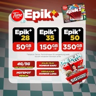 Simkad Tunetalk | Tune Talk Sim Card High Speed 4G 5G Data Plan | Epik50 Epik35 Epik28