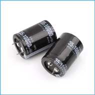 EZR Pack of 2 35V 10000uF Aluminum Electrolytic Capacitor Amplifier Filter Capacitors Volume 25x40mm