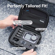 TELESIN Waterproof Carrying Adjustable Space Protective Storage Box For DJI Osmo Action 5Pro