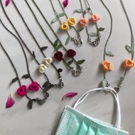 禮物 口罩鍊、眼鏡鍊兩 Mask Chain Sunglasses Holder Baby Rose