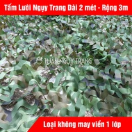 (6 mét vuông) Tấm Lưới nguytrang dài 2m rộng 3m loại 1 lớp KHÔNG may viền đi chụp ảnh