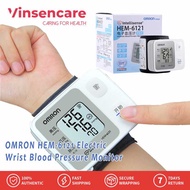 Vinsencare 1Set OMRON Hem-6121 Wrist Blood Pressure Monitor Portable Digital Blood Pressure Monitor