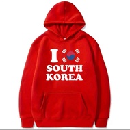 NEW ARRIVAL HOODIE I LOVE SOUTH KOREA UNISEX S-5XL PREMIUM HIGH QUALITY READY STOCK