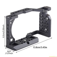 SUN Aluminum Camera Cage For A6400 A6300 A6100 Cameras Protector Metal Housing Frame Videography Cag