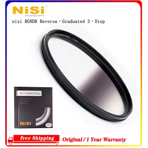 NiSi GND Mirror Reverse Gradient Filter 67‑82mm Multi‑Coated Neutral Density Lens Accessory FOR Sony