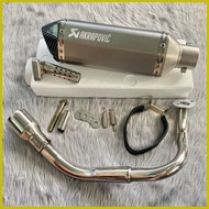 ◈ ๑ ❂ Akrapovic Full System Exhaust for Honda Click 125i | 150i