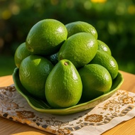 Fake Avocado Ornamental Fruit – Kitchen, Cafe, and Photo Accessories