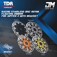 Stainless Steel Disc RotorTDR Jupiter Z Floating Disc Plate/ with Bracket (298mm)