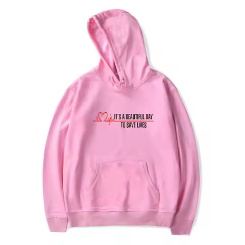 Harajuku Gray's Anatomy Tumblr Greys Anatomy printed Hoodies Sweatshirts Men/Women Comfortable Sweat
