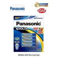 Panasonic LR03EG/4B1F Evolta 4 x AAA Alkaline Battery