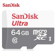 [100MB] SanDisk Ultra microSD 64G 64GB UHS-I C10 記憶卡