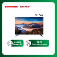 Sharp AQUOS Full HD Google TV Television Televisyen (32" / 43")