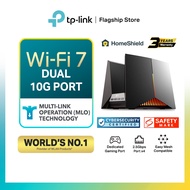 TP-Link Wifi 7 Tri-Band Gaming Router | EasyMesh | MLO | Booster | 10 Gbps | Archer GE800/BE800/BE55