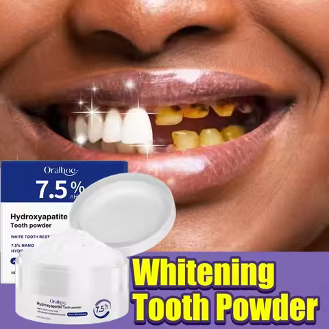 Dental care cleaning powder, gently cleans tooth stains, maintains long-lasting freshness and protec