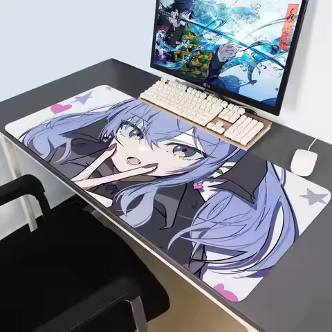 Hot Sell Large Anime Hololive Mouse Pad Hoshimati Suisei Anti-Slip Keyboard Mat Laptop HD Mice Mat P