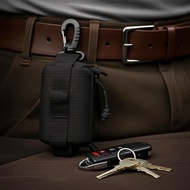 Hiking-Ready EDC Key Coin Pouch with Zipper for Men