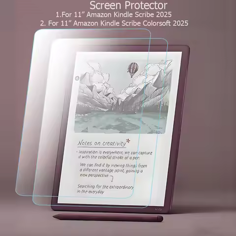 2PCs Screen Protector for 11Inch Amazon Kindle Scribel Colorsoft 2025 Tempered Glass for Kindle Scri