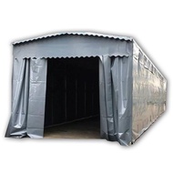 Canopy Sliding Shed Retractable Movable Large Gear Shade O Shed Large Warehouse Parking Shed Outdoor
