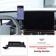 BHL | Car Phone Mount with Storage Box for Chery icar03/icar03T/Fengyun X3